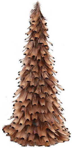 PTMD Stylitza Kerstmis Ornament - 12 x 12 x 40 cm - Veren - Roest