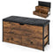Coast Opbergbank - 2 Lades - Max. 150kg - 101 x 41 x 58 cm - Bruin
