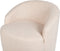 Draaifauteuil DAVIK Bouclé Beige