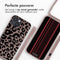 imoshion Hoesje Geschikt voor iPhone 15 Hoesje Met Koord - imoshion Siliconen design hoesje met koord - Roze / Animal Pink