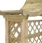vidaXL - Pergola - met - dak - en - bank - geïmpregneerd - grenenhout