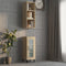 vidaXL Wandkast - 34,5x32,5x90 cm - bewerkt hout - sonoma eiken