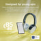 Philips 5000-serie TAK5500RT - Draadloze over-ear kinderkoptelefoon - ANC - Blauw Groen