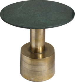 PTMD Jamai Salontafel - 60 x 60 x 58 cm - Marmer - Goud/Groen