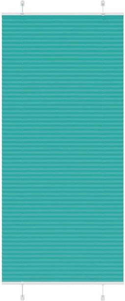 vidaXL - Plissé - rolgordijn - 95x200 - cm - stofbreedte - 94,4 - cm - petrol - groen