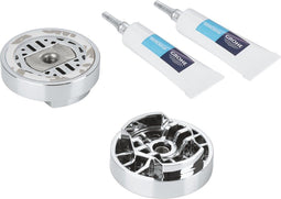 GROHE QuickGlue Set S2 - Lijm - Inclusief reinigingsdoekje en montagesjablonen (2 stuks)