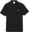 Lacoste - Maat M - Black Light Jersey Polo Shirt - Sportpolo casual - zwart