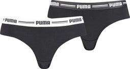 PUMA Everyday Microfiber 2P Brazilian - Zwart - Maat XS