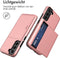 imoshion Hoesje Geschikt voor Samsung Galaxy S21 Hoesje - Ruimte voor 2 pasjes - imoshion Backcover met pasjeshouder - Rosé Goud