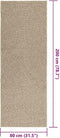 vidaXL - Vloerkleed - ZIZUR - beige - binnen - en - buiten - 80x200 - cm - jute - look