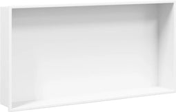 vidaXL - Douchenis - 62x32x9 - cm - roestvrijstaal - matwit