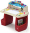 Step2 Deluxe Art Master Bureau met stoel voor kinderen - Creatieve Kinder Werkplek - Kinderbureau met Verlichting - Creativiteitstafel met opbergruimte - Activiteitentafel