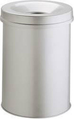 Durable 330510 Prullenbak 15 l (Ø x h) 260 mm x 357 mm Staal Grijs 1 stuk(s)