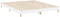 vidaXL - Bedframe - bewerkt - hout - hoogglans - wit - 200x200 - cm