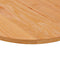 vidaXL - Tafelblad - 100x50x2 - cm - ovaal - massief - eikenhout - lichtbruin