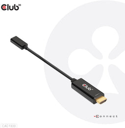 Club 3D CAC-1333 - HDMI naar USB Type-C Adapter - 4K 60Hz - Zwart