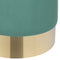 SOPHIA - Poef - Groen - 39 cm - Fluweel