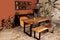 Eettafel SoHo - 250x100 cm - acacia/ijzer