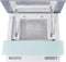 vidaXL Afzuigkap 600 mm gehard glas wit