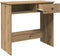 vidaXL - Bureau - 80x40x75 - cm - bewerkt - hout - artisanaal - eikenkleurig