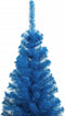 vidaXL - Kunstkerstboom - met - standaard - 240 - cm - PVC - blauw