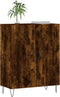 vidaXL - Dressoir - 69,5x34x90 - cm - bewerkt - hout - gerookt - eikenkleurig