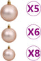 vidaXL - Kunstkerstboom - 150 - LED's - kerstballen - en - sneeuw - 150 - cm