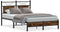 vidaXL - Bedframe - zonder - matras - hout - gerookt - eikenkleurig - 120x190 - cm