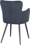 Pole to Pole - Wing Stoel - Velvet - Zwart