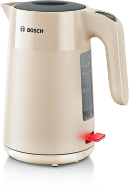 Bosch MyMoment - Waterkoker 1,7L 2400W - Antikalkfilter Snoerloos Crème Grijs