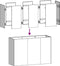 vidaXL - Plantenbak - 120x40x80 - cm - koudgewalst - staal - wit