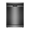 Siemens SN23EC03ME - Vrijstaande Vaatwasser - Home Connect - varioSpeed Plus - Black Inox