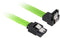 Sharkoon SATA 3 - Kabel - 45cm - Groen Zwart