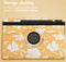 imoshion Tablet Hoes - Geschikt voor Samsung Galaxy Tab S9 11.0 inch Plus / Galaxy Tab S9 11.0 inch FE Plus / Galaxy Tab S10 Plus - 360° Draaibare Design Bookcase 2.0 - Yellow Flowers