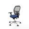 Piqueras y Crespo 3D086G0 - Bureaustoel - Verstelbare hoogte met armleuning - Marineblauw