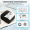 Mini Printer - Mobiele Fotoprinter - 300 DPI - Bluetooth - Incl. 1 Harde Etui + 13 Rollen Papier + 5 Pennen