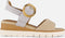 Tamaris Sandalen - Klittenbandsluiting - Beige