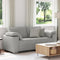 vidaXL - Loveseat - Sofa - - - Cloud - Grey, - 140 - cm - Stof