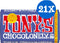 Tony's Chocolonely - Donkere Melk Pretzel Toffee - Chocolade met 42% cacao - 90 gram (21 stuks)