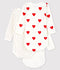 Petit Bateau - Set van 3 Rompertjes - Ribstof - Maat 80 (set van 3)