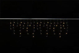 Cascadelight Icicle - Lichtgordijn 2x0.6m 72l Warmwit Draad-modulator 24v Ext 1-5m