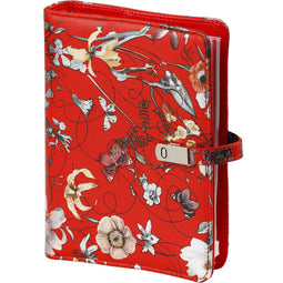 Kalpa 1111-04 Hervulbaar Personal (Standaard) Planner Agenda Sea of Flowers Rood 1 week per 2 paginas 2025-2026-2027