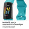 imoshion Siliconen bandje - Geschikt voor Fitbit Charge 6, Charge 5 - Turquoise - L