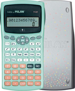 Rekenmachine Milan M240 Turkoois 16,7 x 8,4 x 1,9 cm Plastic