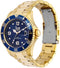 Ice-Watch ICE Steel - IW016761 - Polshorloge - Goudkleurig staal - Ø 40 mm - Blauwe wijzerplaat
