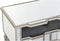 Tv-meubel DKD Home Decor Zilverkleurig 112 x 45 x 50 cm Spiegel Hout MDF