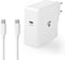 Nedis WCPD65W105WT - Wandlader - 65W USB-C PD 3.0 - Wit