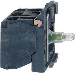 Schneider Electric ZB5AW0B11 Hulpschakelaar, LED-element Met bevestigingsadapter, Met fitting 1x NO Wit Moment 24 V/DC,