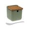 Suikerpot Versa Groen Keramisch Bamboe Dolomite 8,3 x 8,3 x 8,3 cm