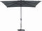 Parasol Vierkant Grijs 280 x 280 cm Madison | Topkwaliteit vierkante parasol van Madison
